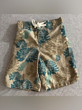 Lucky Brand Tropical Print Board Shorts - 5
